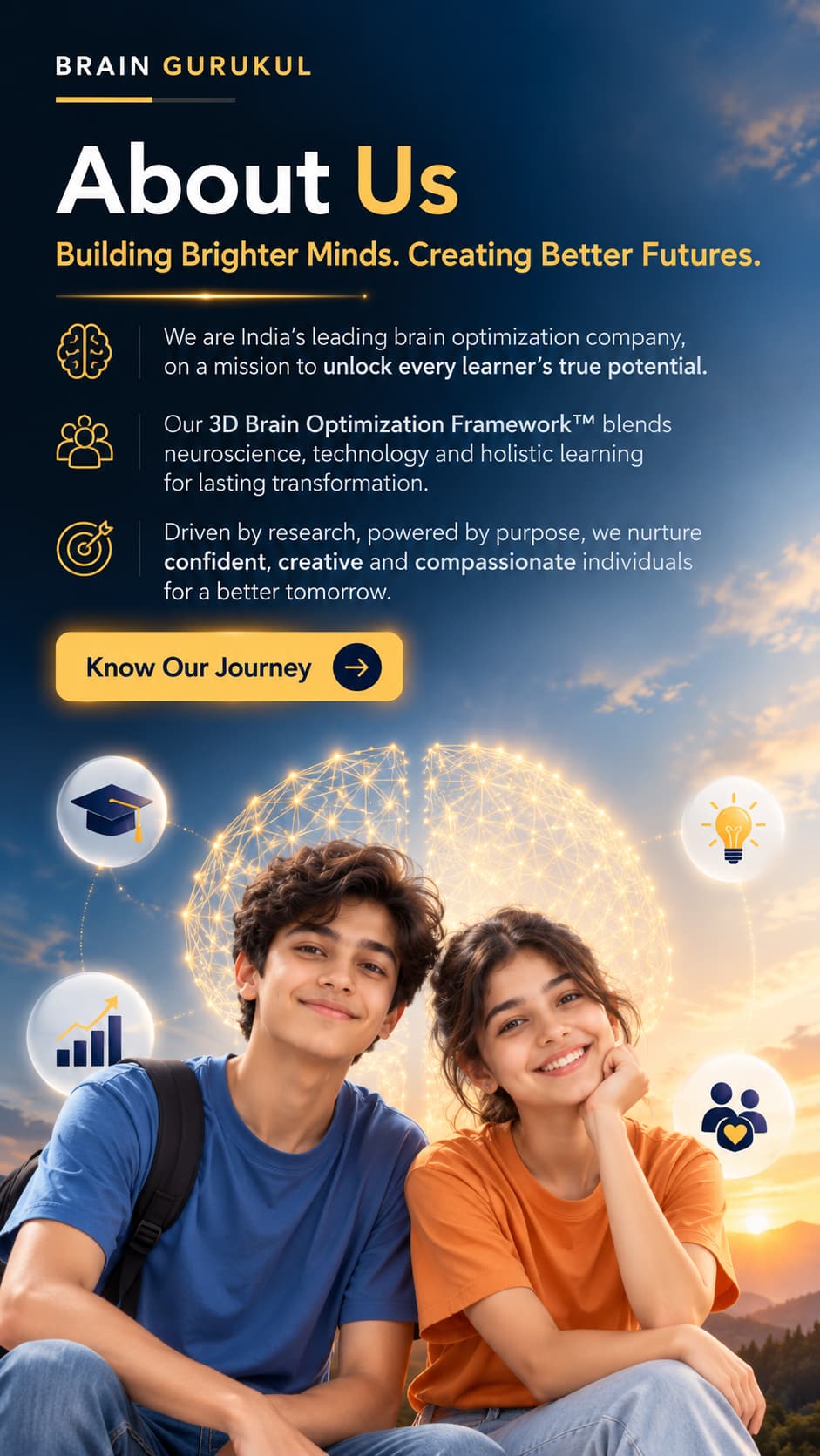 Brain Gurukul homepage hero visual