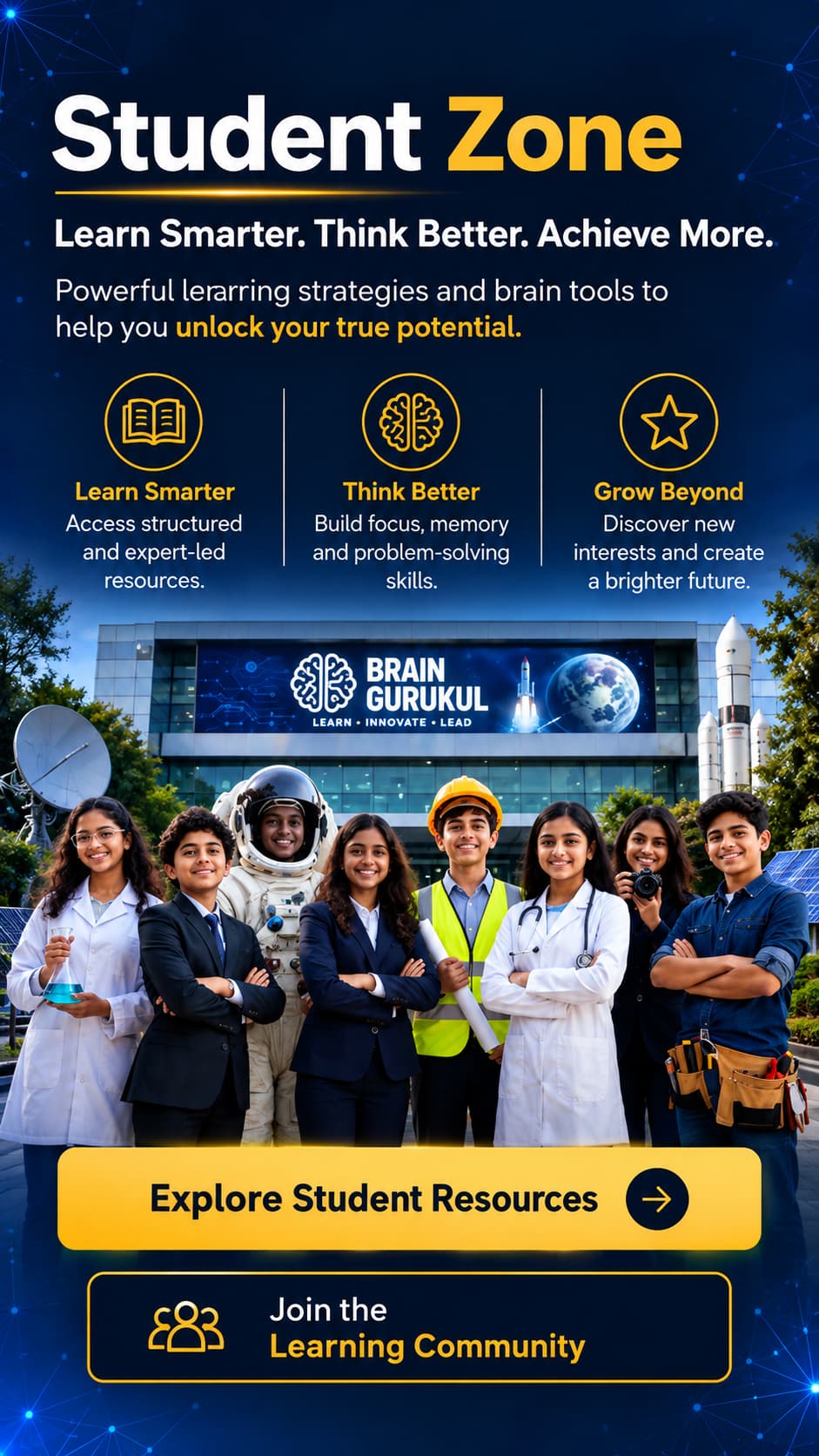 Brain Gurukul homepage hero visual