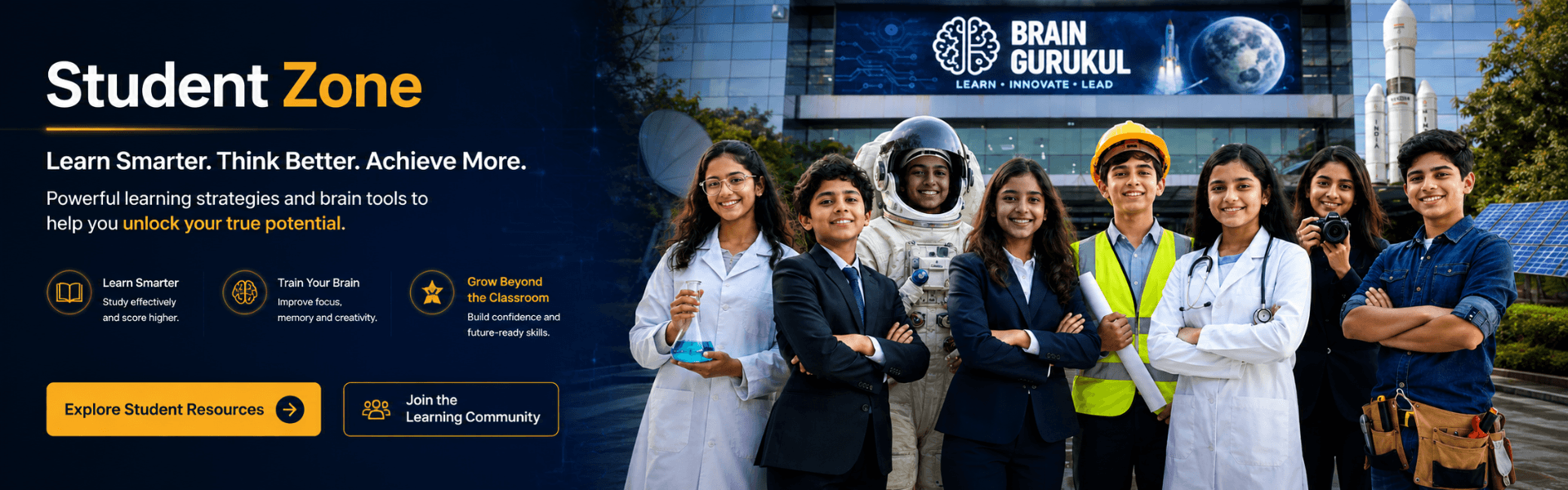 Brain Gurukul homepage hero visual