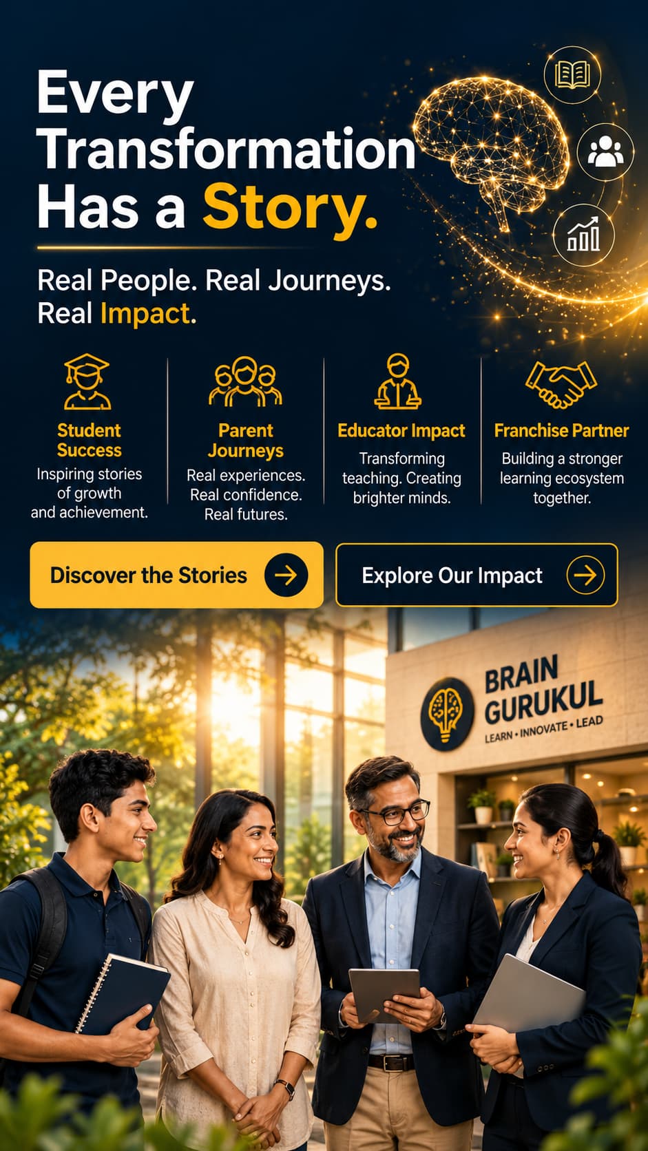 Brain Gurukul homepage hero visual