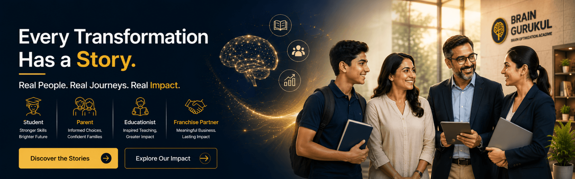 Brain Gurukul homepage hero visual
