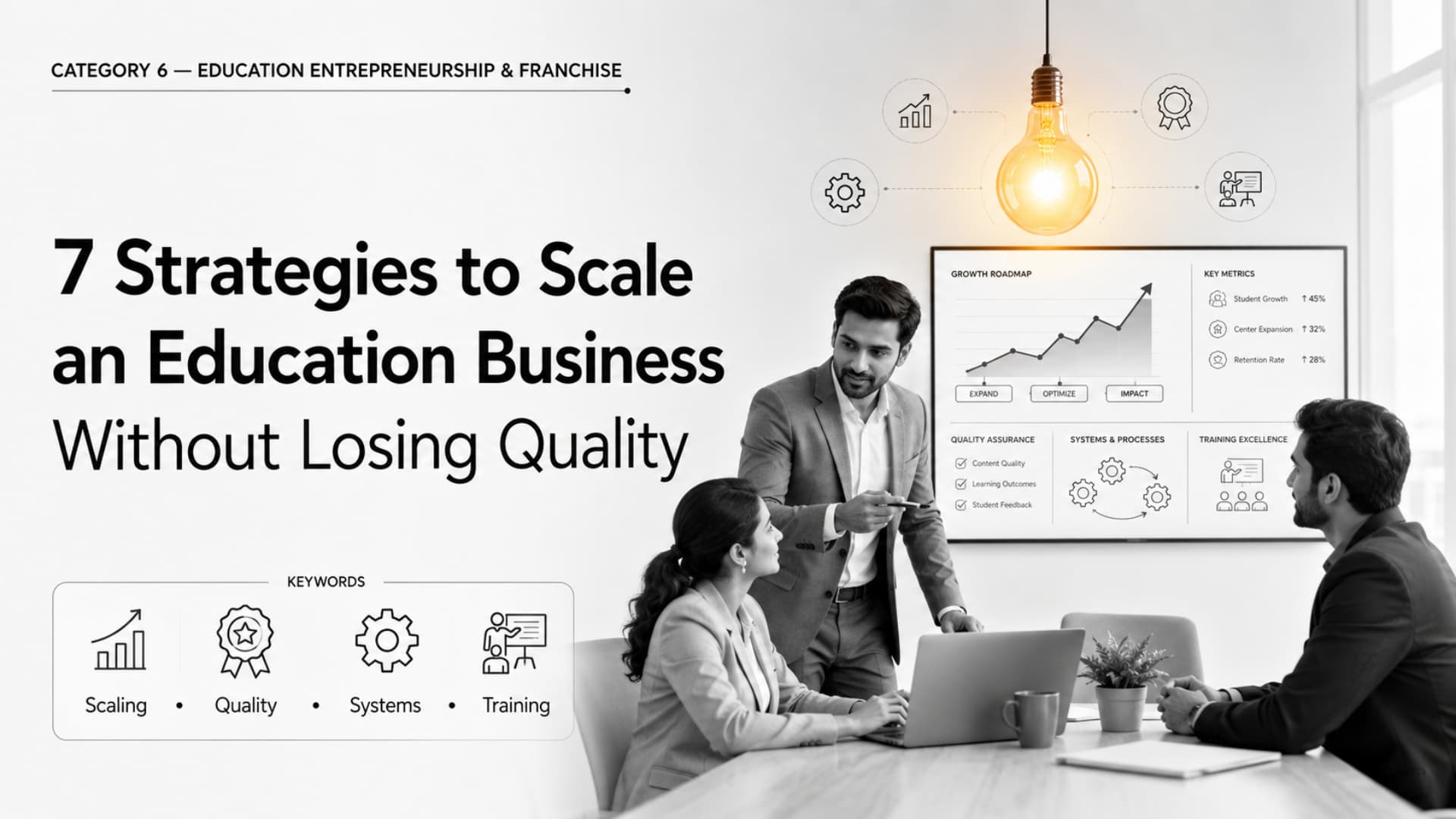 7 Strategies to Scale an Education Business Without Losing Quality