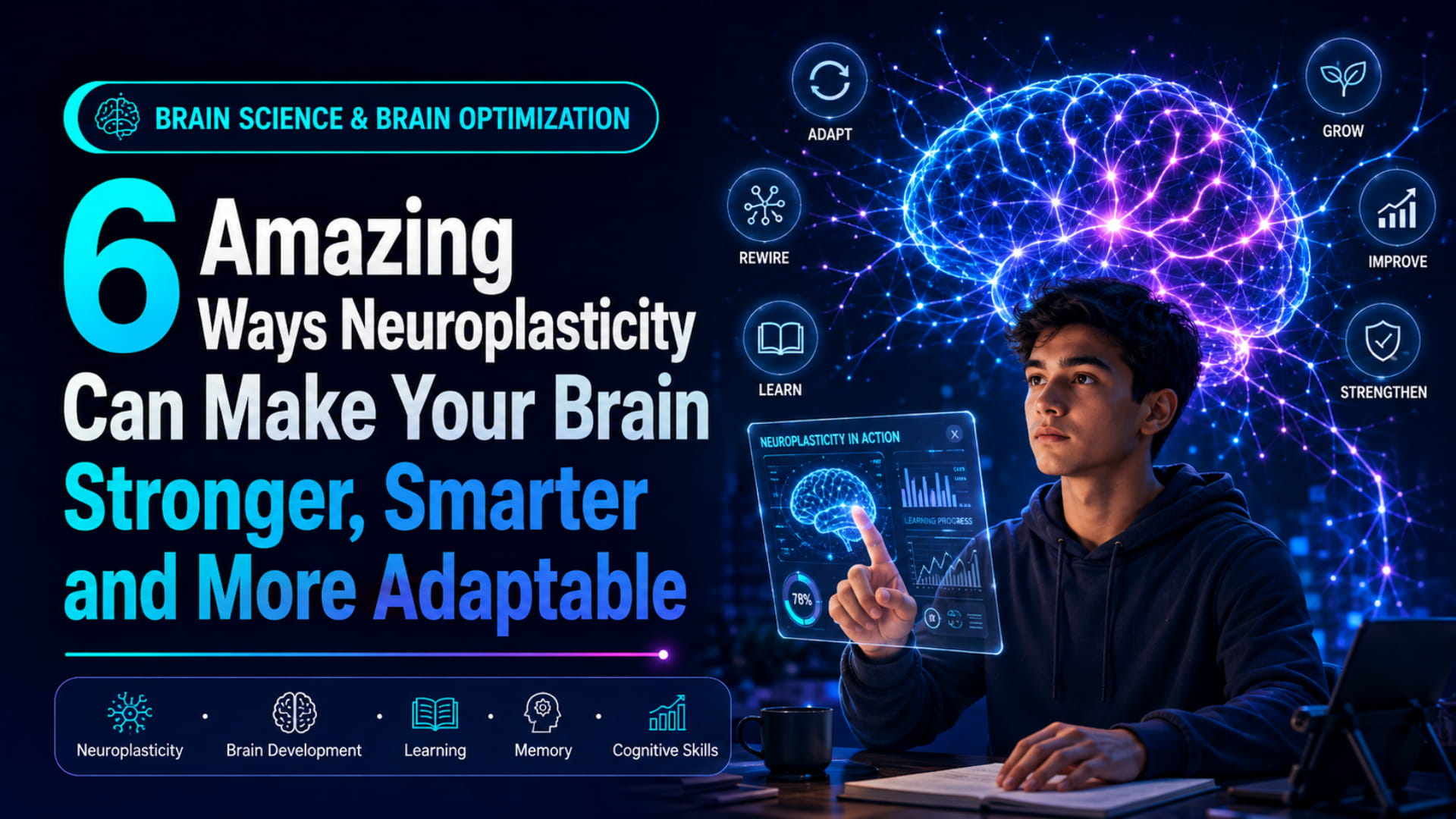 6 Amazing Ways Neuroplasticity Can Make Your Brain Stronger, Smarter and More Adaptable