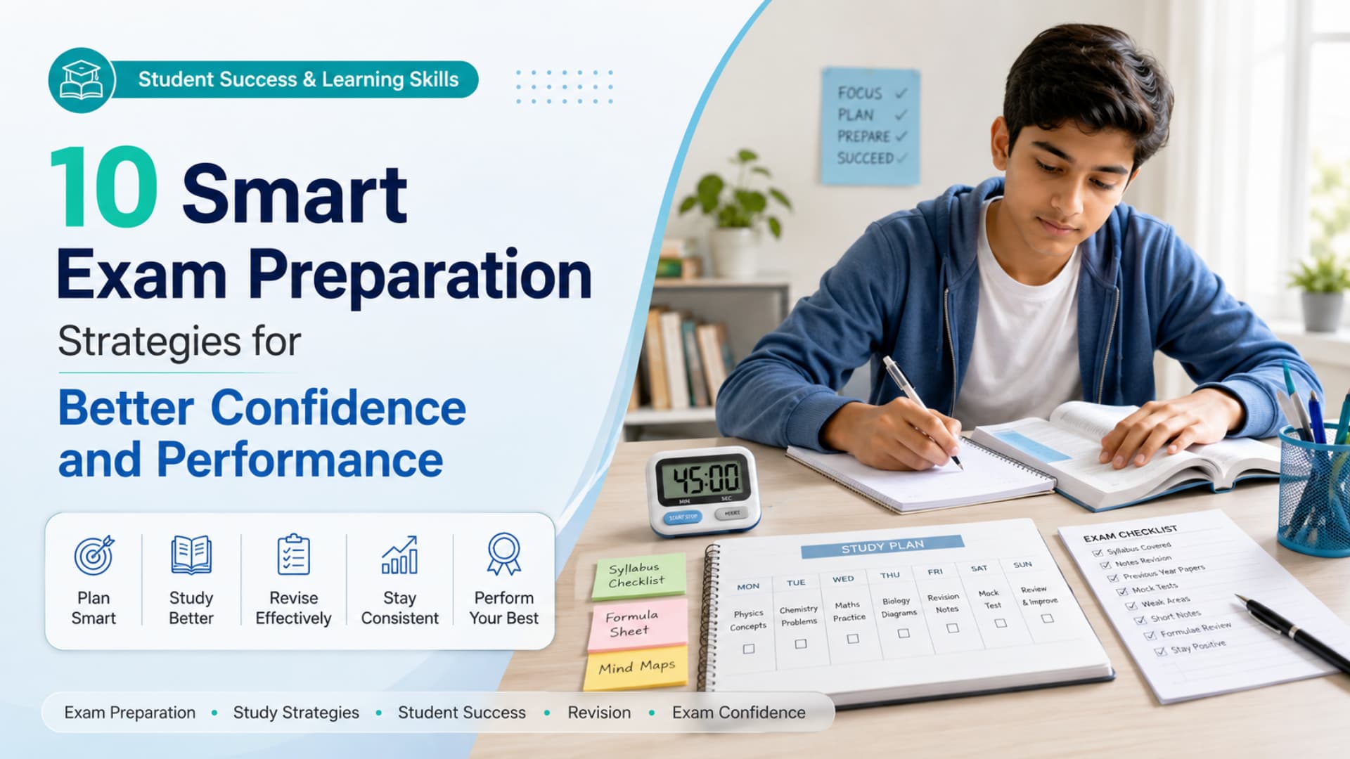 10 Smart Exam Preparation Strategies for Better Confidence and Performance