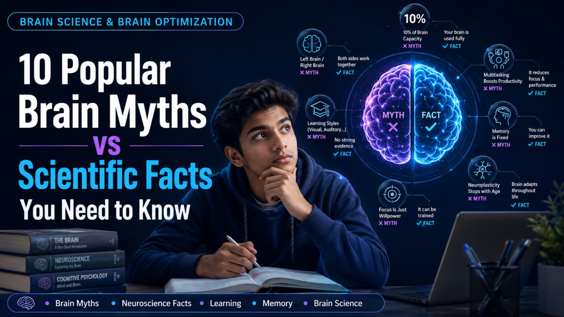 10 Popular Brain Myths vs Scientific Facts You Need to Know