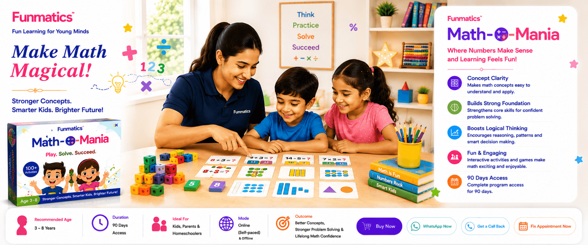 Funmatics - Math-O-Mania program visual