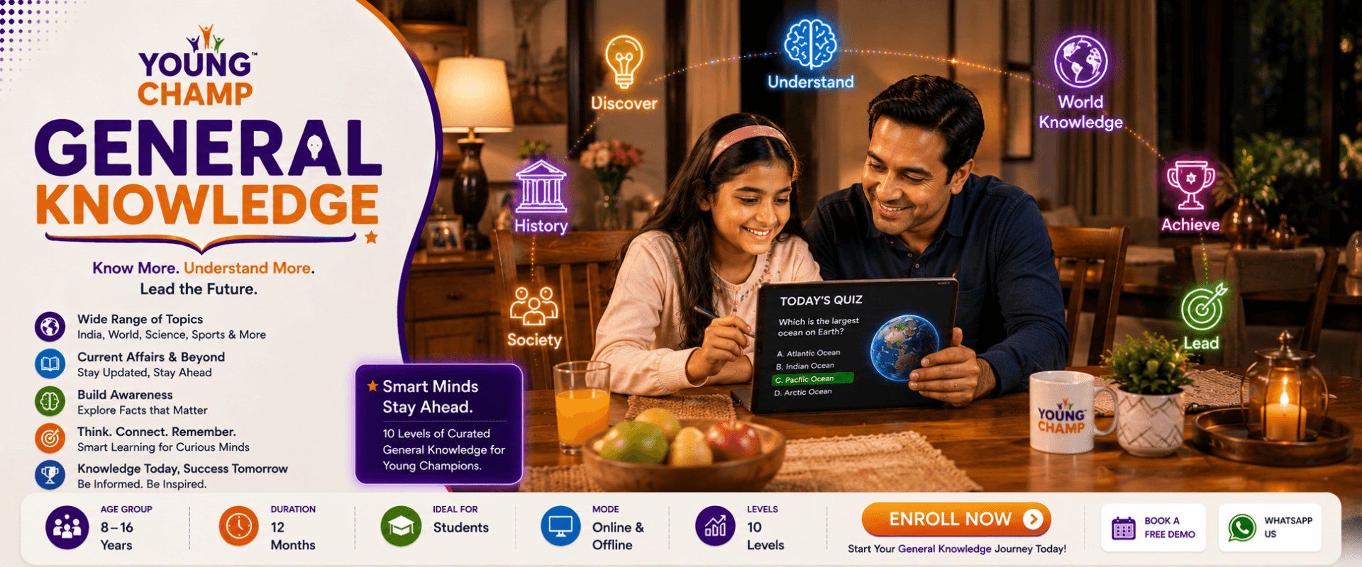 Young Champ - General Knowledge program visual