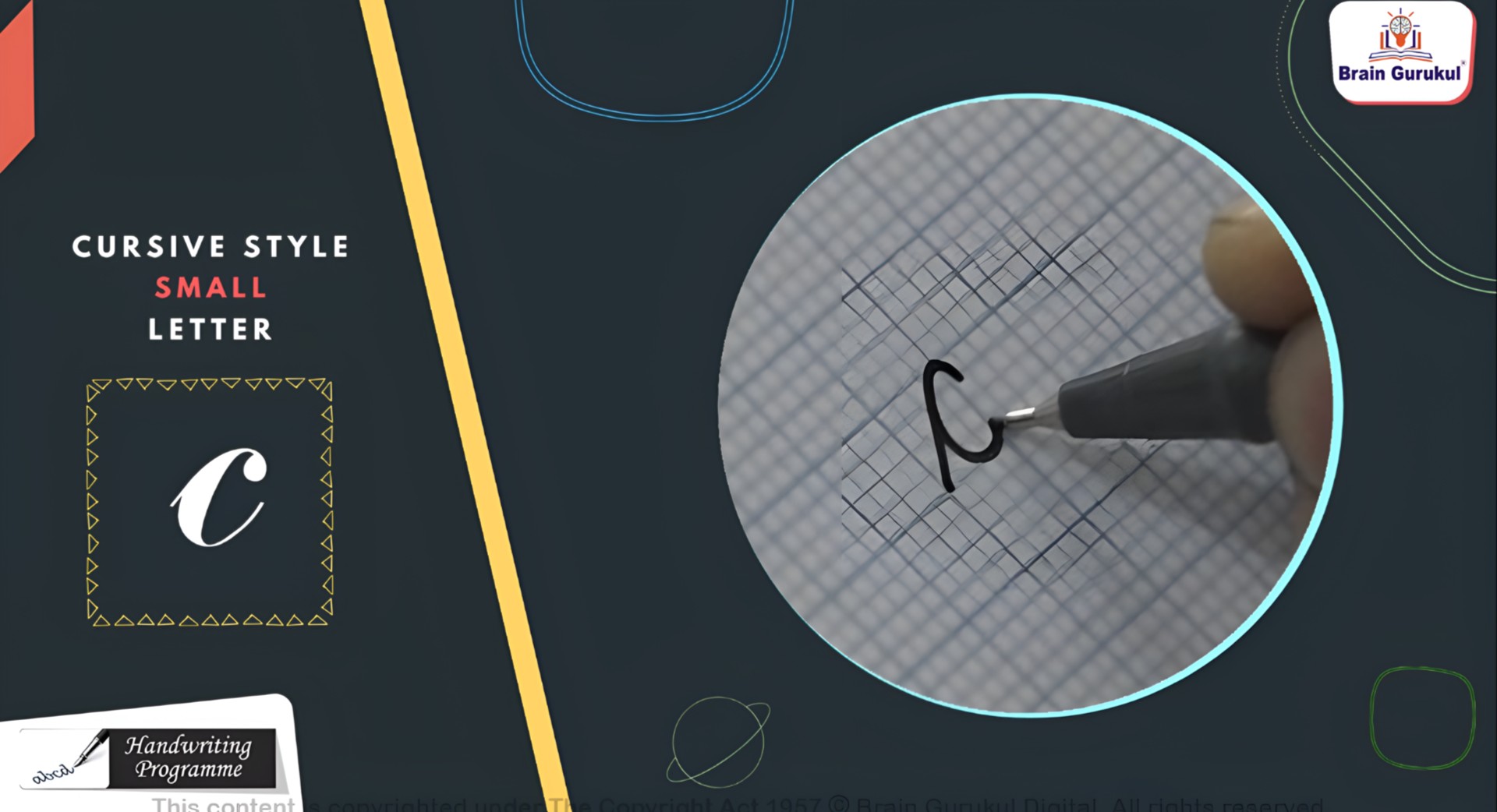 Handwriting Improvement - Cursive programme visual